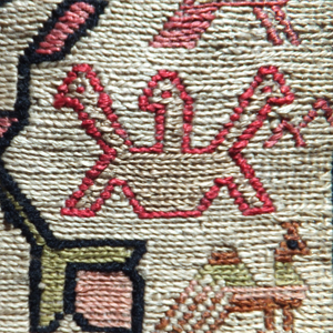 遊牧民の「風に織る絨毯キリム展」に見る不思議なモチーフ